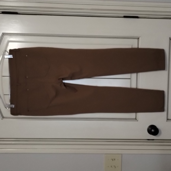 Gloria Vanderbilt Khaki Brown Skinny Pull On Pant Size 8 - Picture 4 of 10